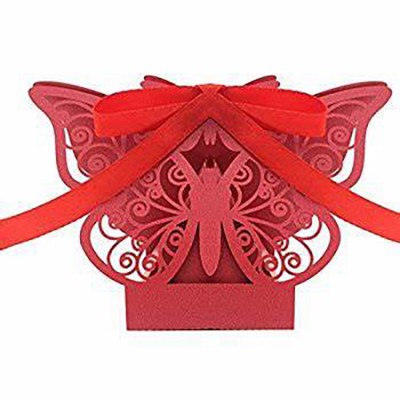 Beautiful Butterfly Laser Cut Wedding Favor Boxes